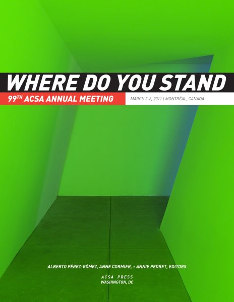 ACSA Montreal - Where Do You Stand