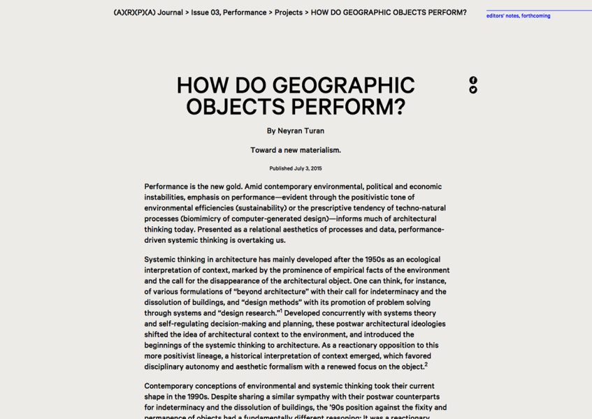 ARPA 03 - Performance