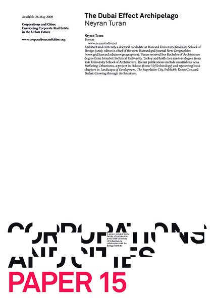 Corporations and Cities